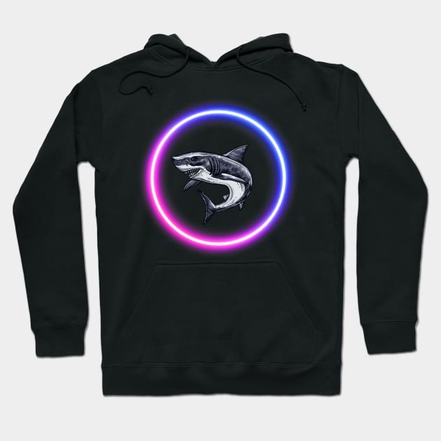 Neo Shark Art Hoodie by NICHE&NICHE